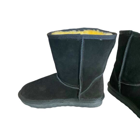 Vepose Boots Suede Snow Booties/ Mid Calf Black Women's 8 *NEW - Picture 6 of 9